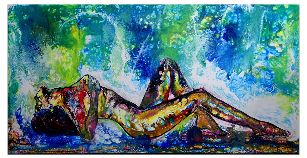 Fluid Art Pouring Bilder Erotik Gemälde Feb 2023