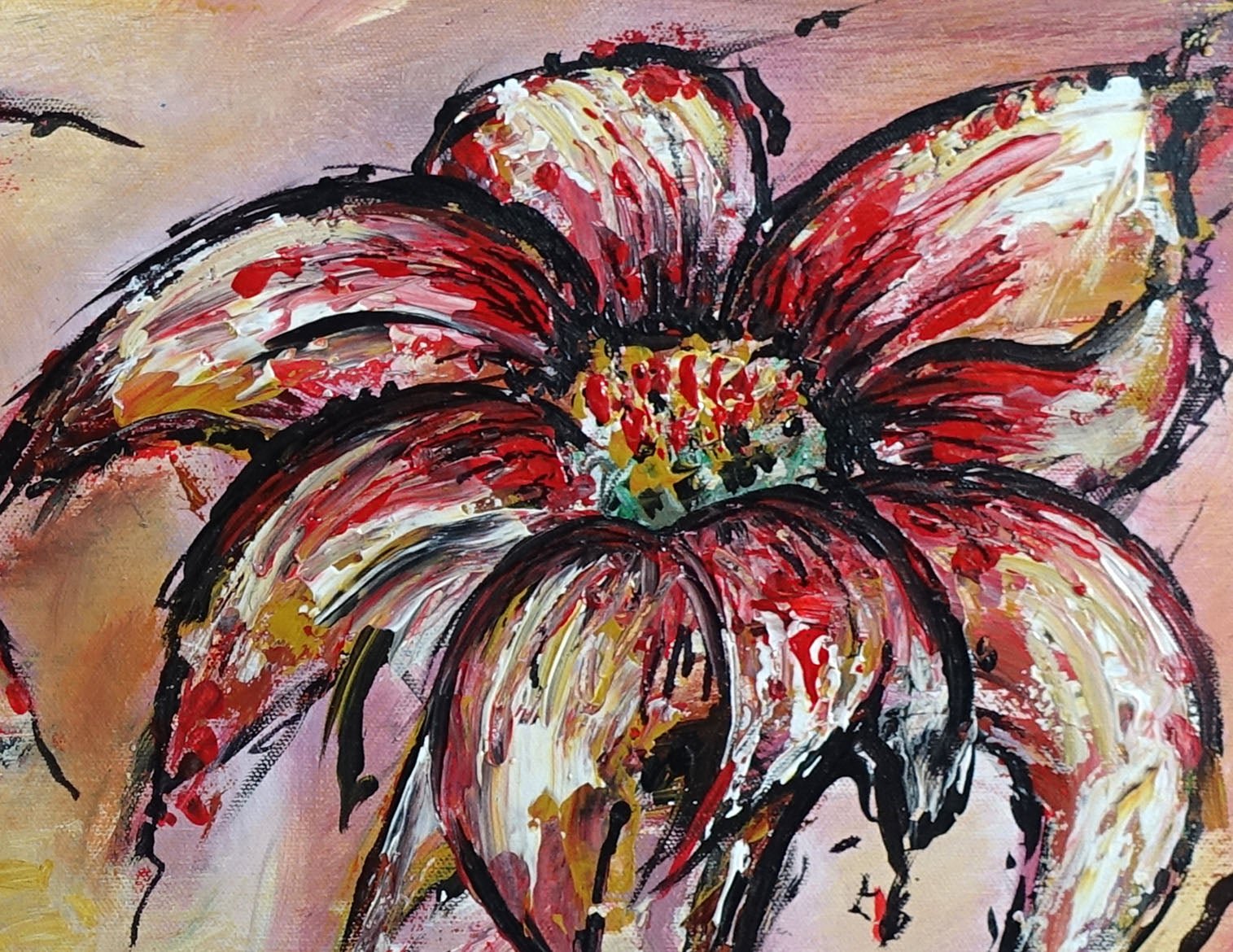 Blumen blüten abstraktes Blumen Bild