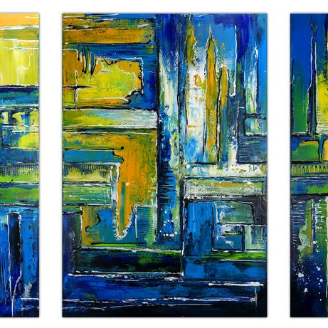 Abstrakte Wandbilder Leinwand Acryl