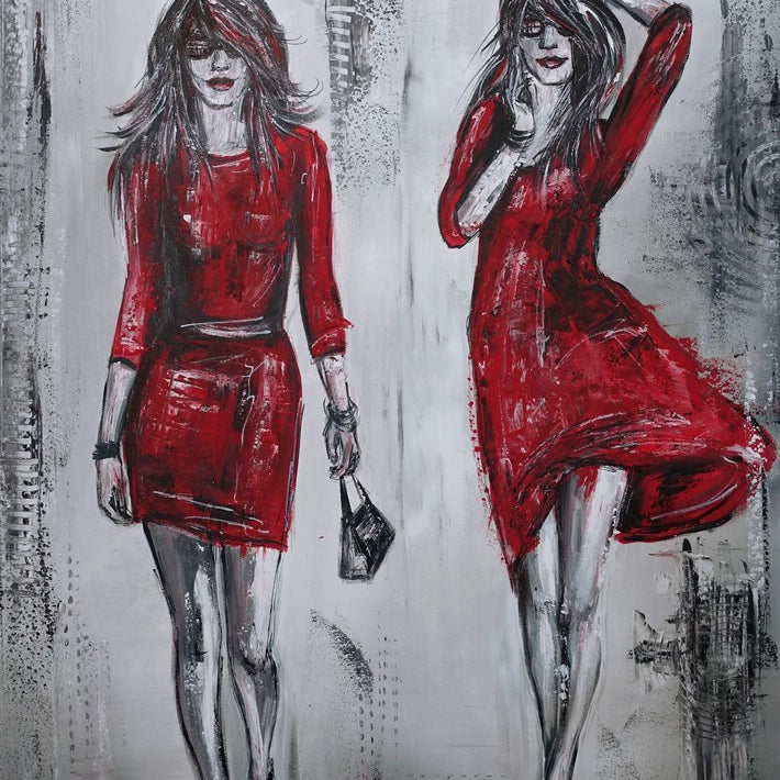 Acrylbilder kaufen Menschen und Figuren auf Leinwand