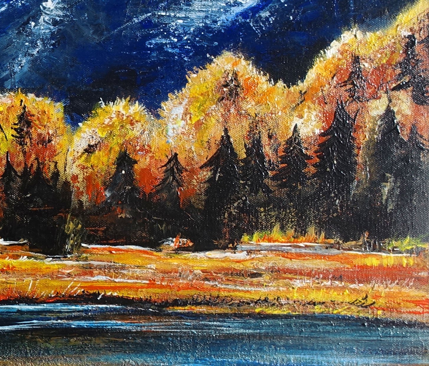 Landschaftsmalerei Naturbilder handgemalt