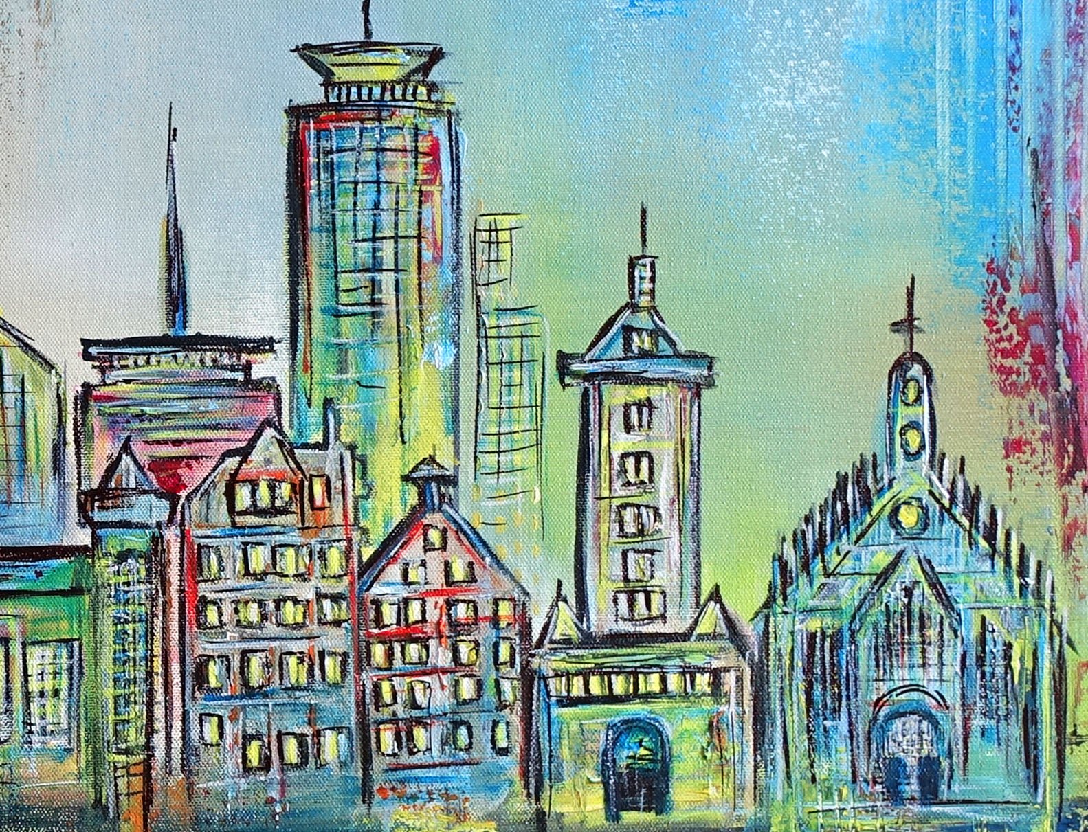 Bild Nürnberg Kunst Gemälde Künstlerbild