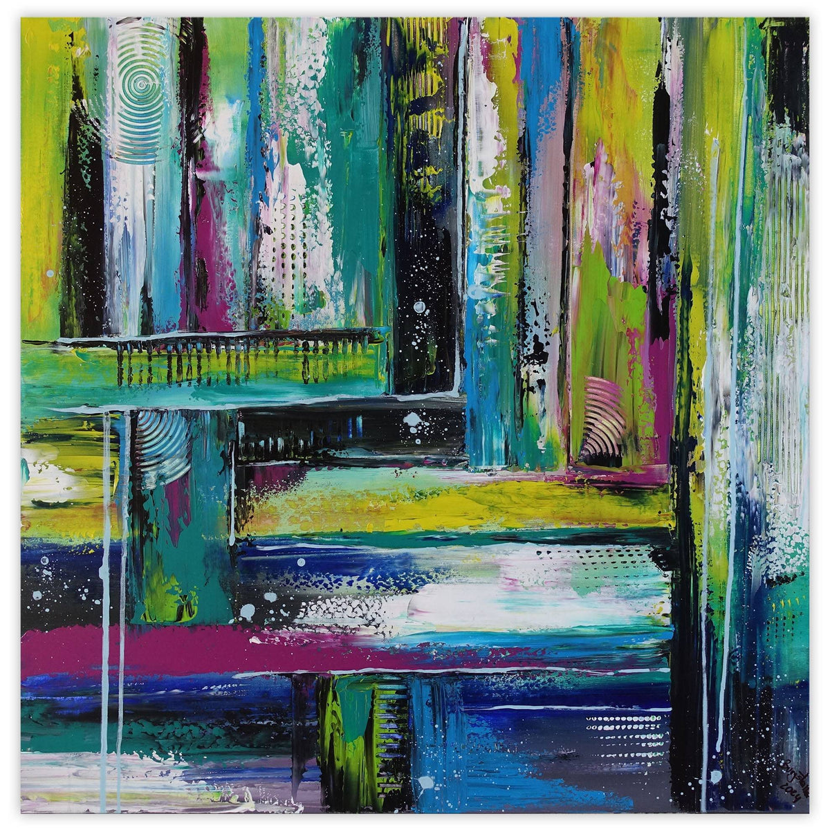 Bild Handgemalt Leinwand