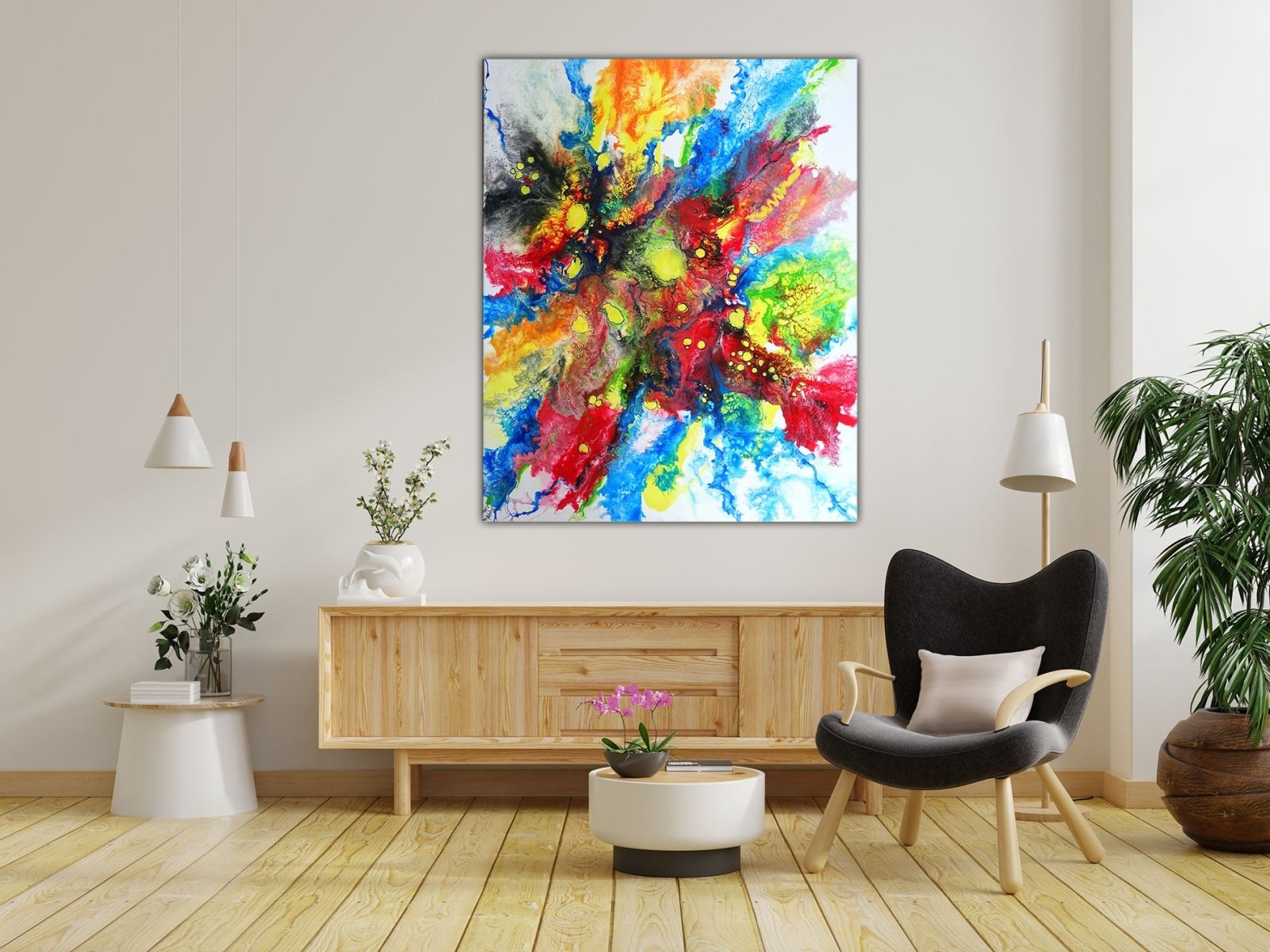 El Paso Abstrakte Kunst Original Gemälde