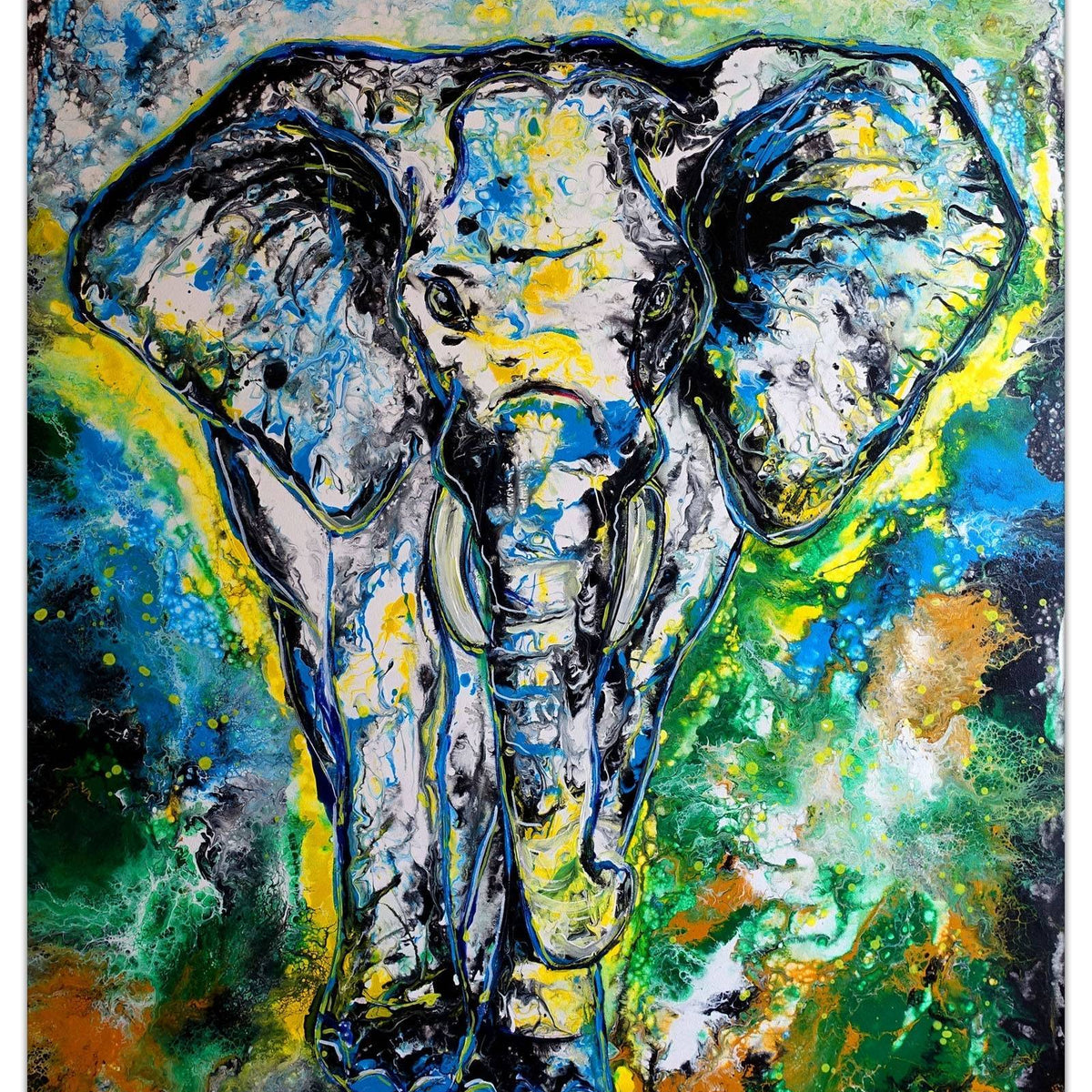 Acryl Gemalde Handgemalt