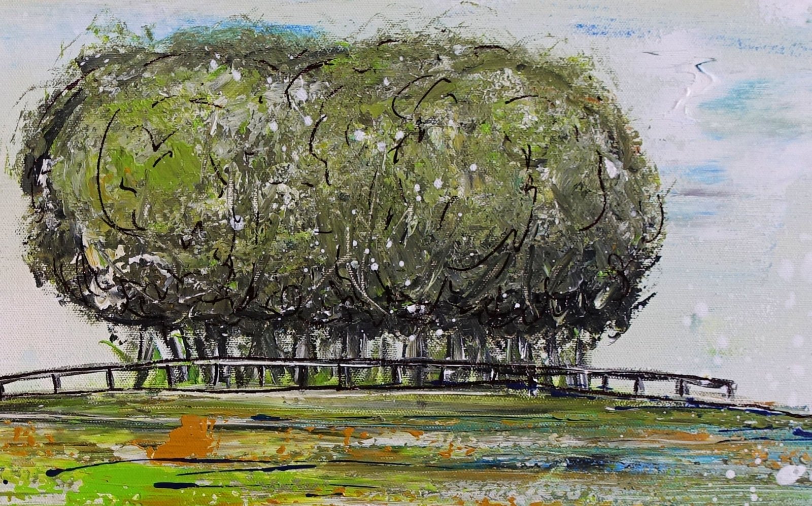 Natur Gemälde Acrylbild