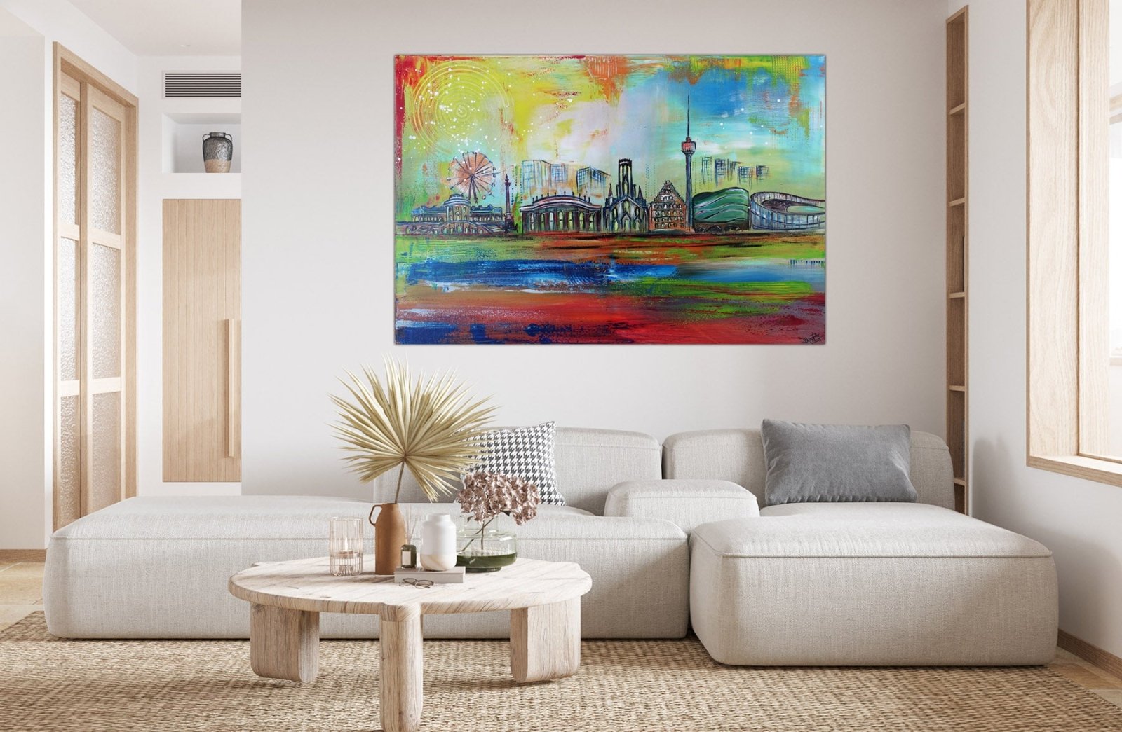 Kunst Stuttgart Künstler Bild Gemälde auf Leinwand