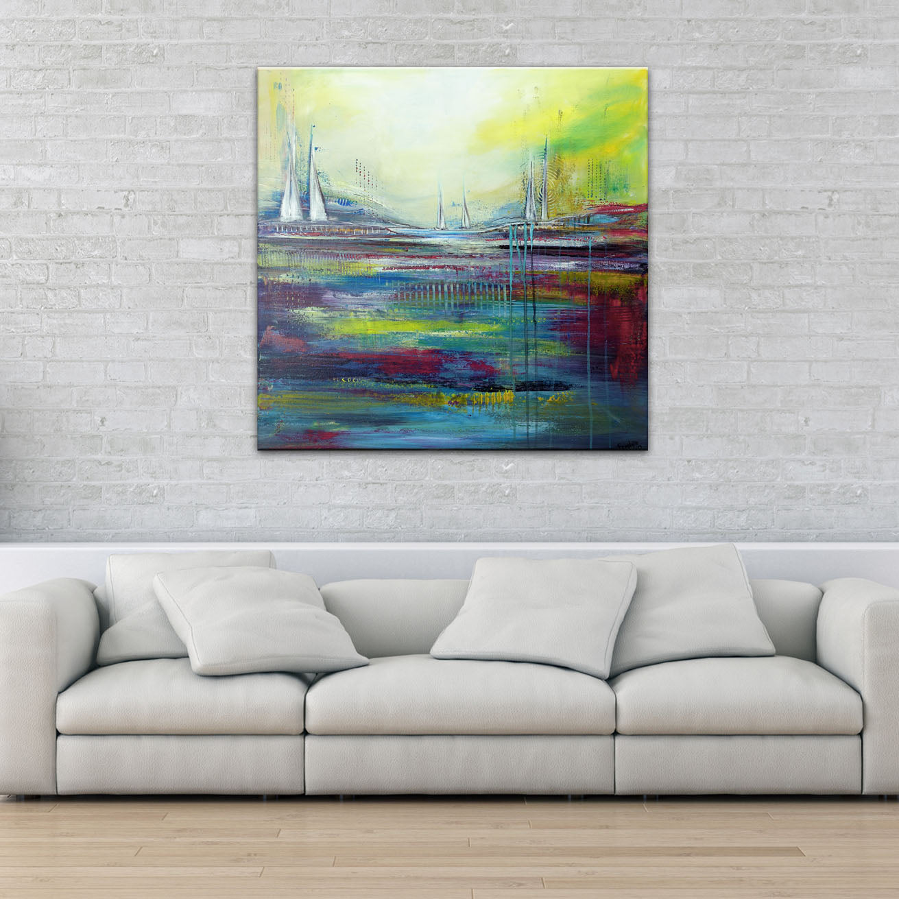 Leinwandbilder modern kaufen - abstrakte Leinwandbilder