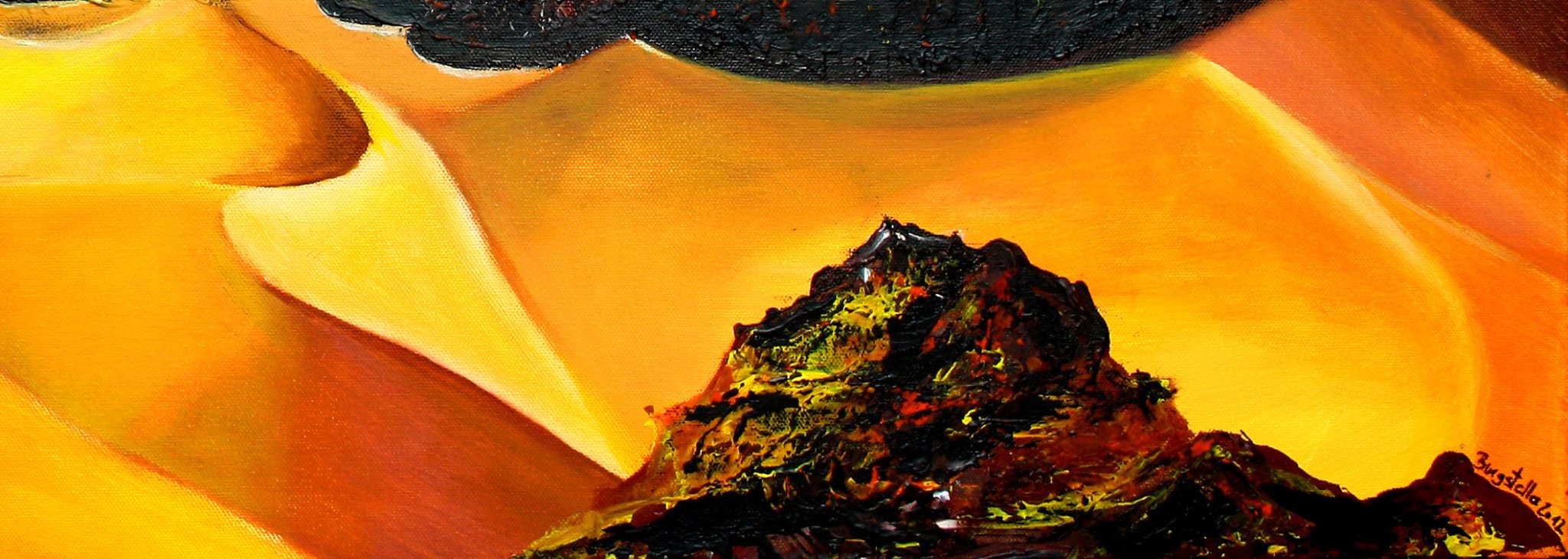 Sahara leinwandbild wüsten gemälde struktur