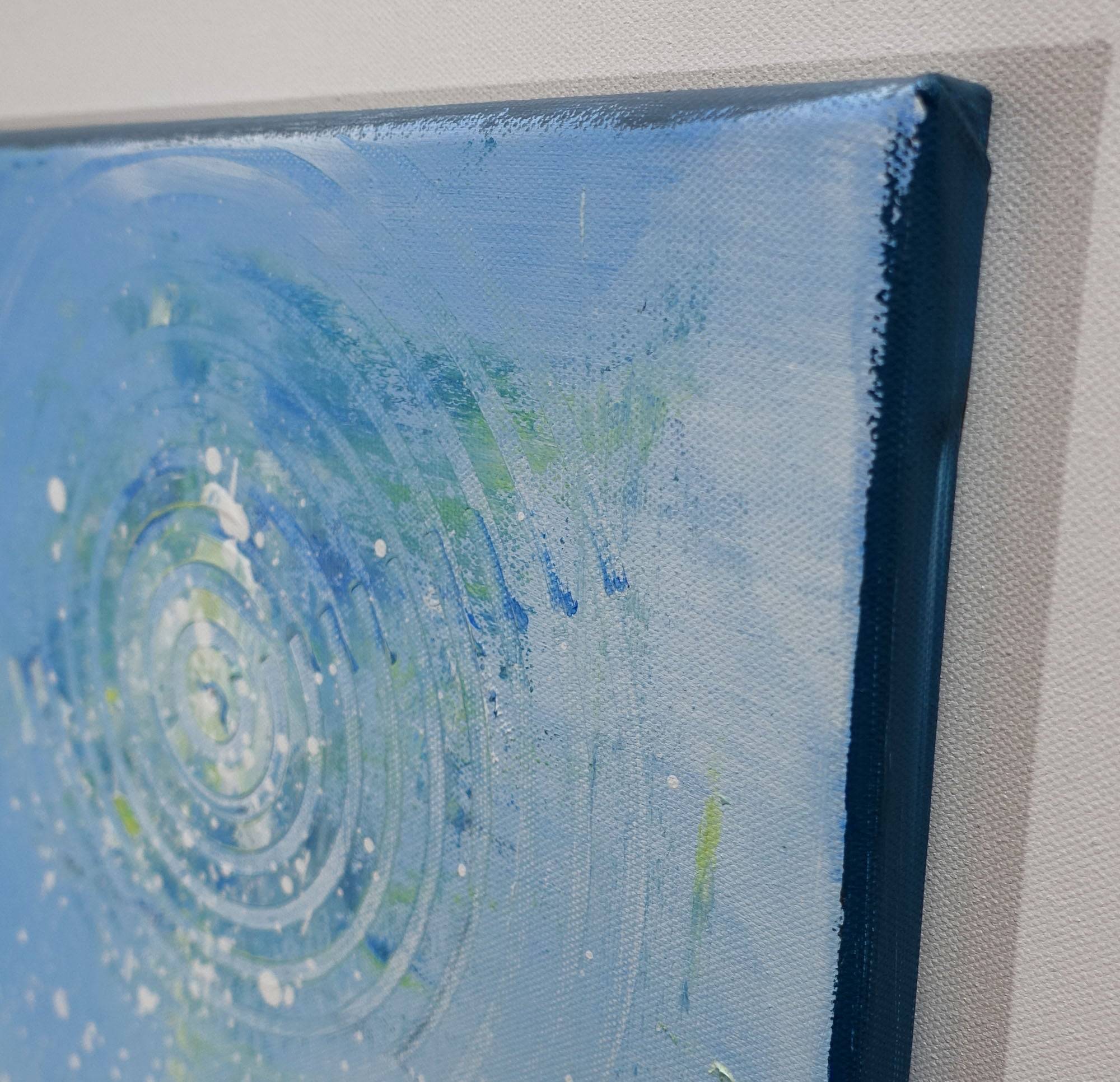 Snowboarder Bild Malerei Wandbild Acrylbild Gemälde 100x75