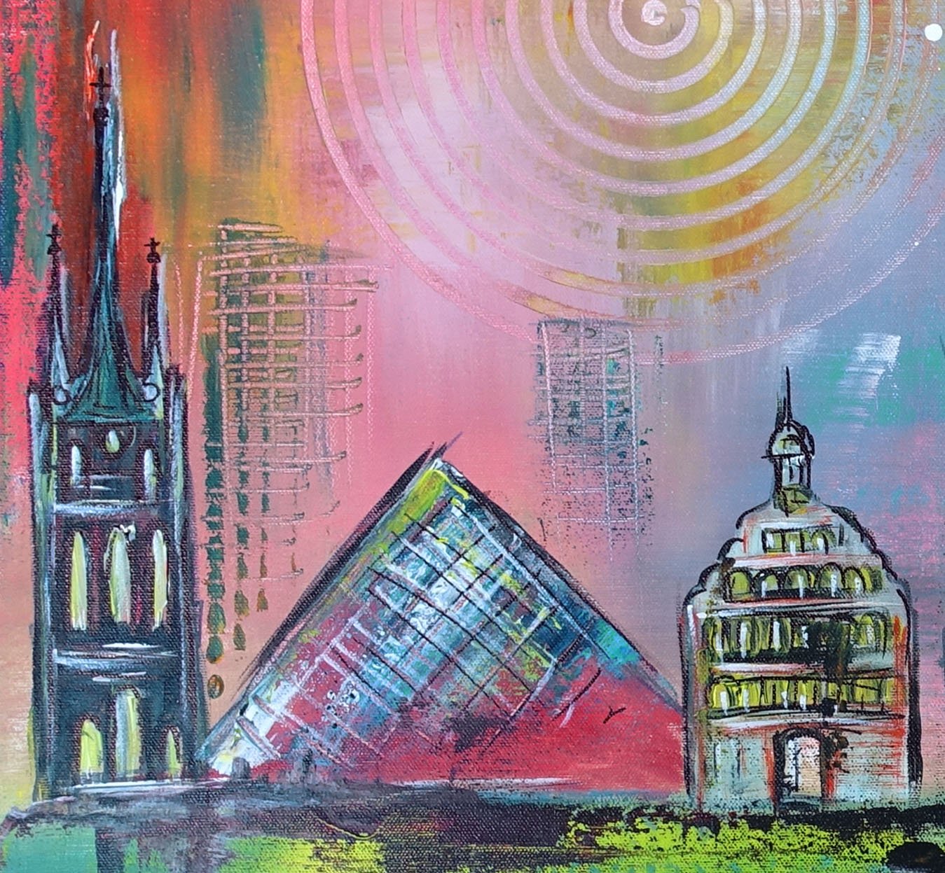 Ulm Bild gemalt det1