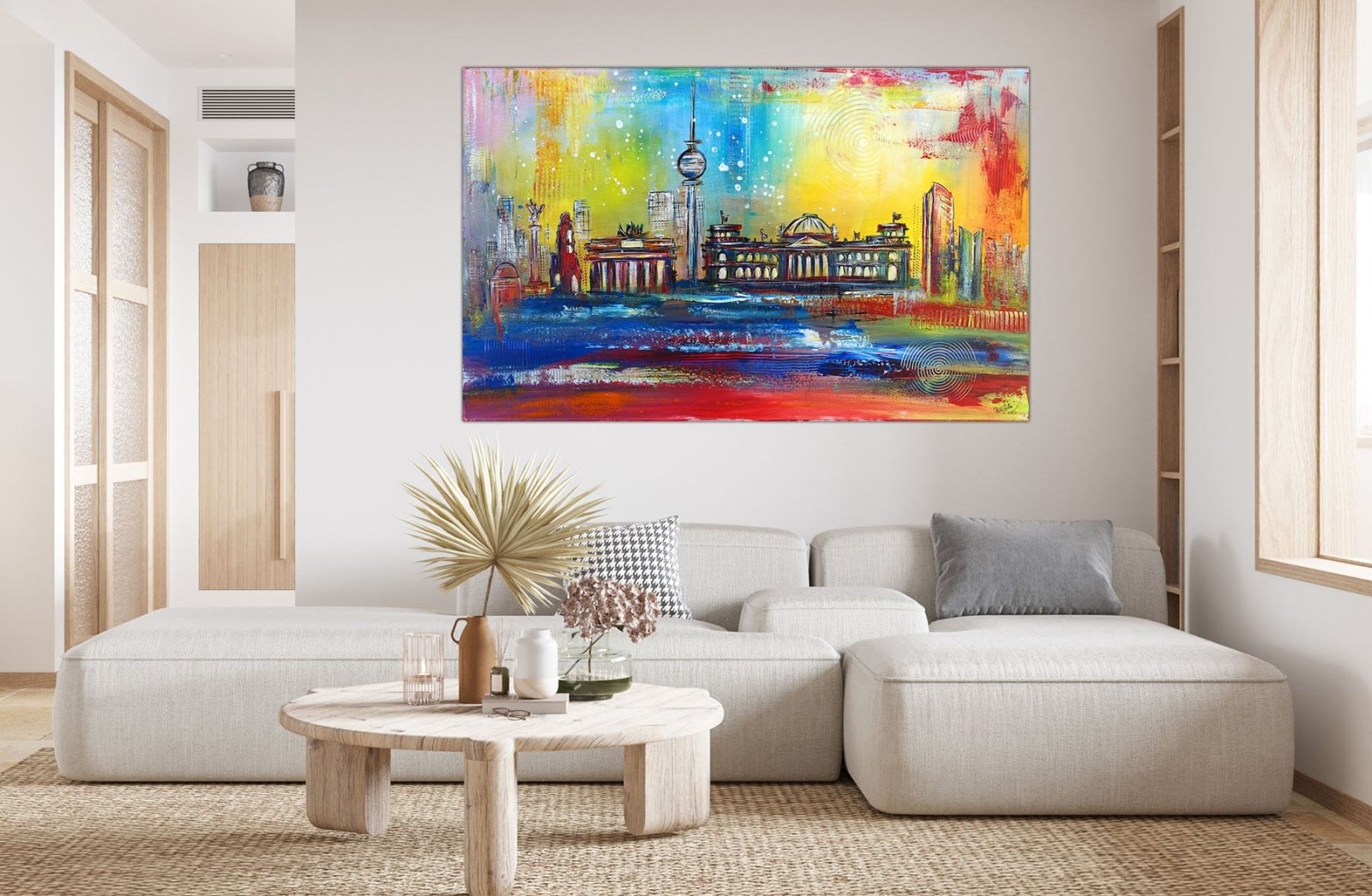 Wandbild Berlin Malerei Bild Gemälde Brandenburger Tor Reichstag w2