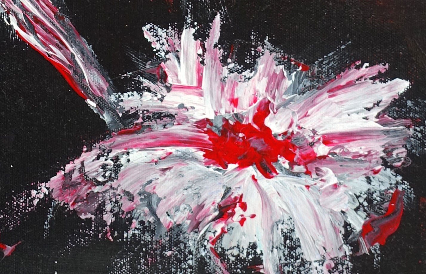 Blumenmalerei Kunst abstrakt