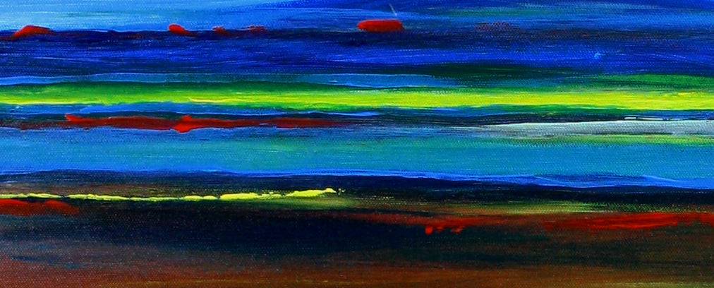 Spaceland abstrakte Kunst Malerei guenstig kaufen Detail3