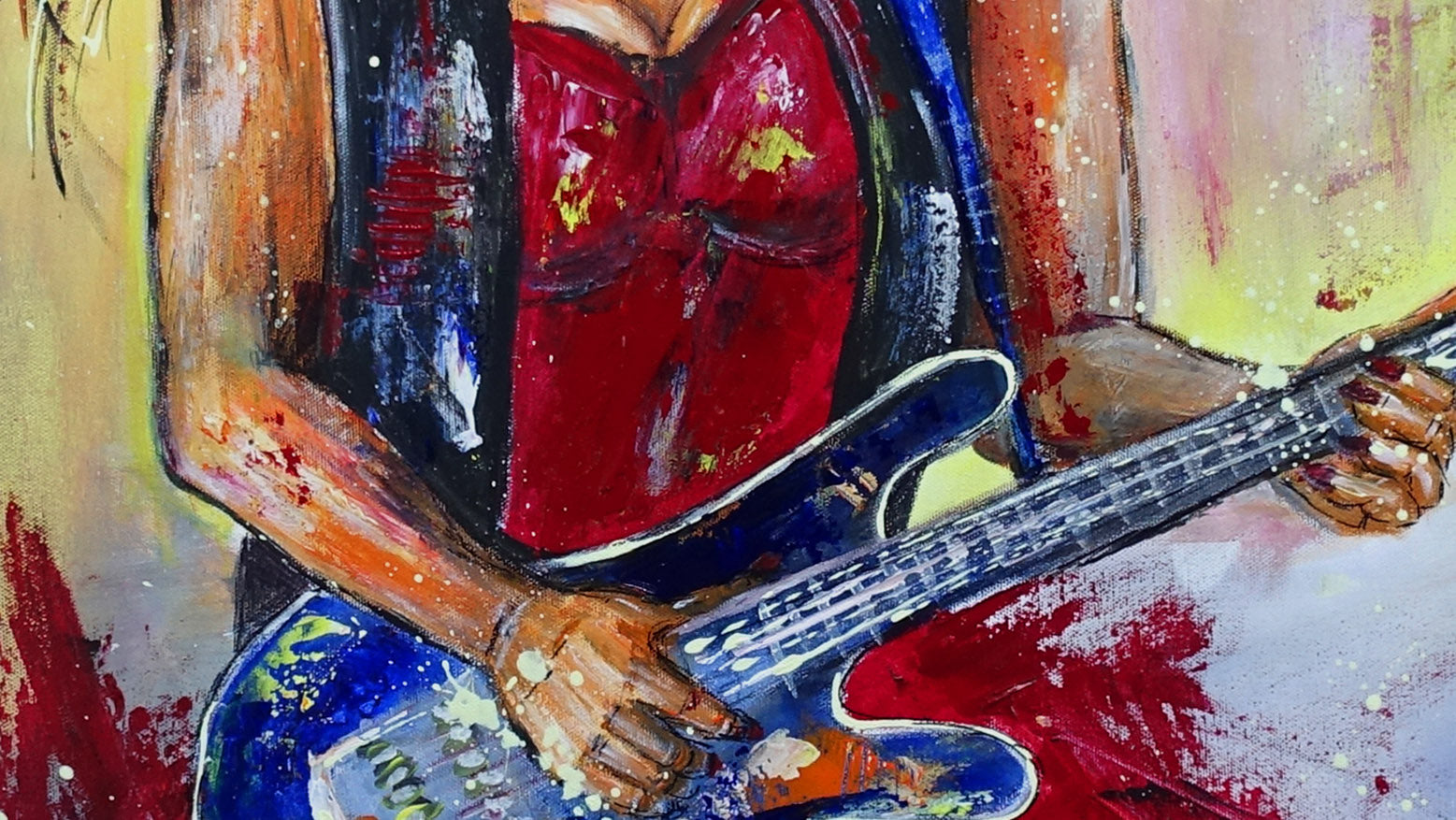 The Sound - Musiker Gemälde d3