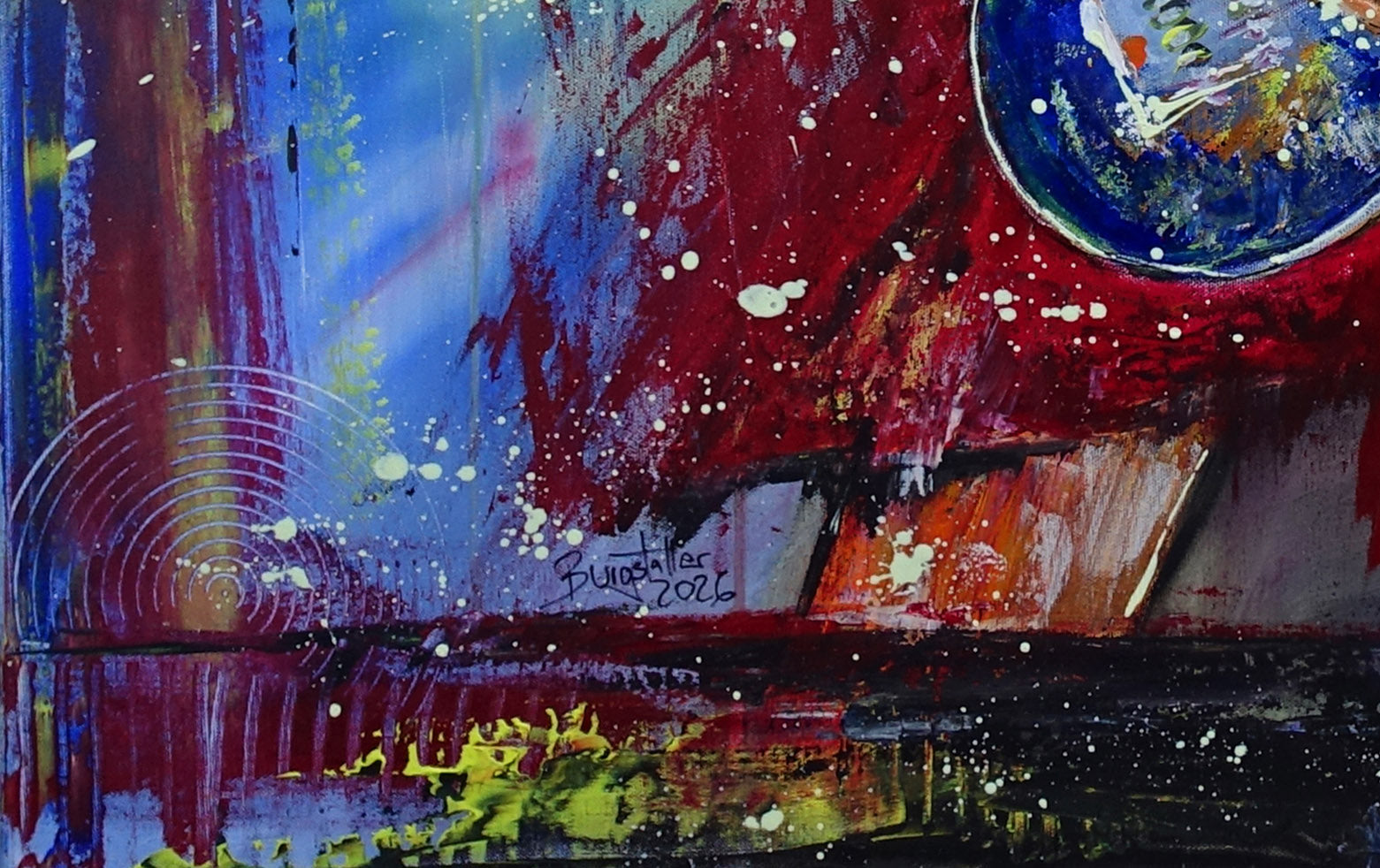 The Sound - Musiker Gemälde d4