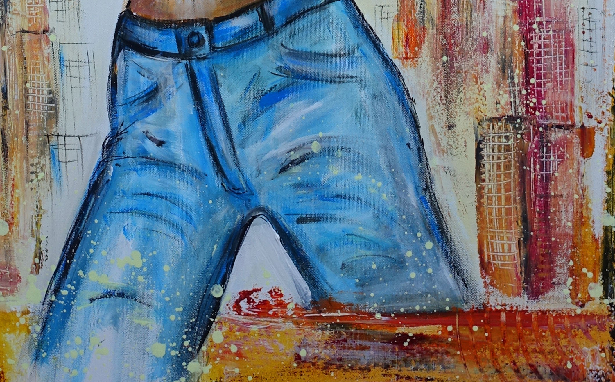 Violistin Musikerin Gemälde d3