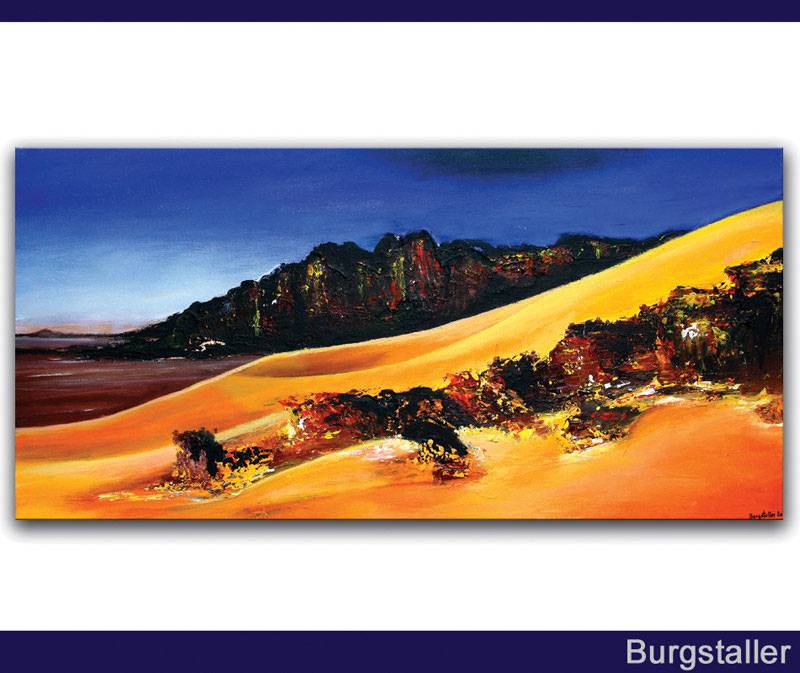 Sahara Wuesten Bilder kaufen Malerei Gemaelde 40x80