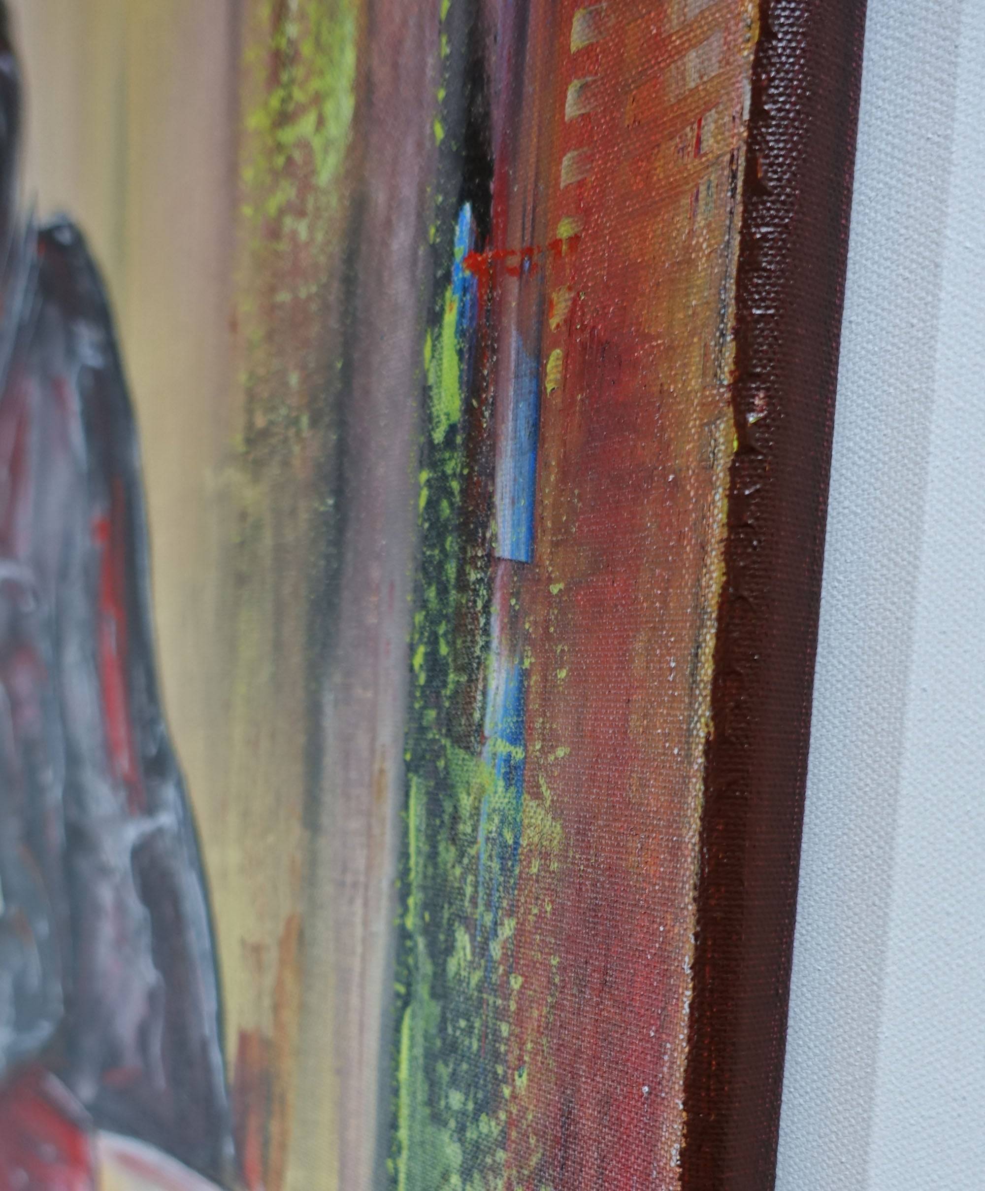 Salsa Liebe handgemaltes Tänzerbild Tanz Malerei Gemäde 70x105