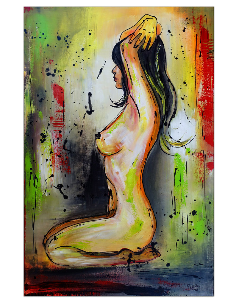Neue Erotische Gemälde im Online-Shop - Sinnliche Aktmalerei von Frauen