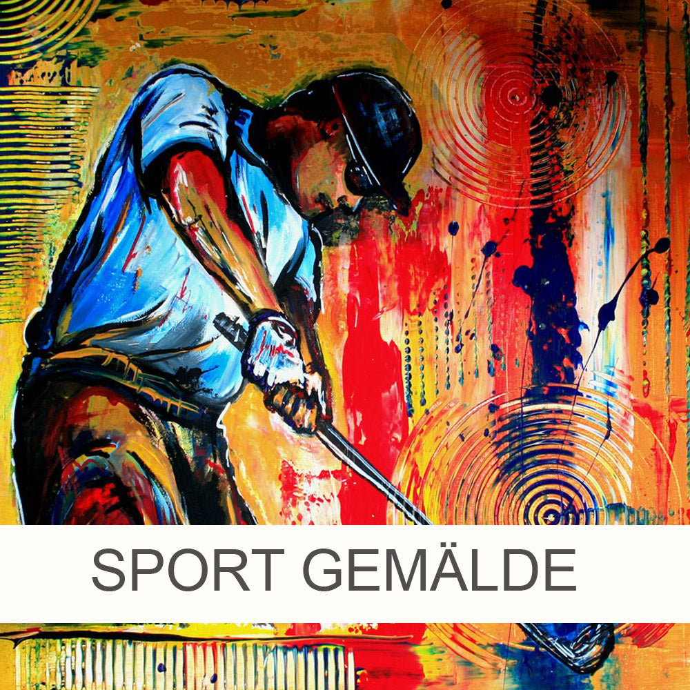 Sportbilder gemalt Sport Gemälde Sportmalerei