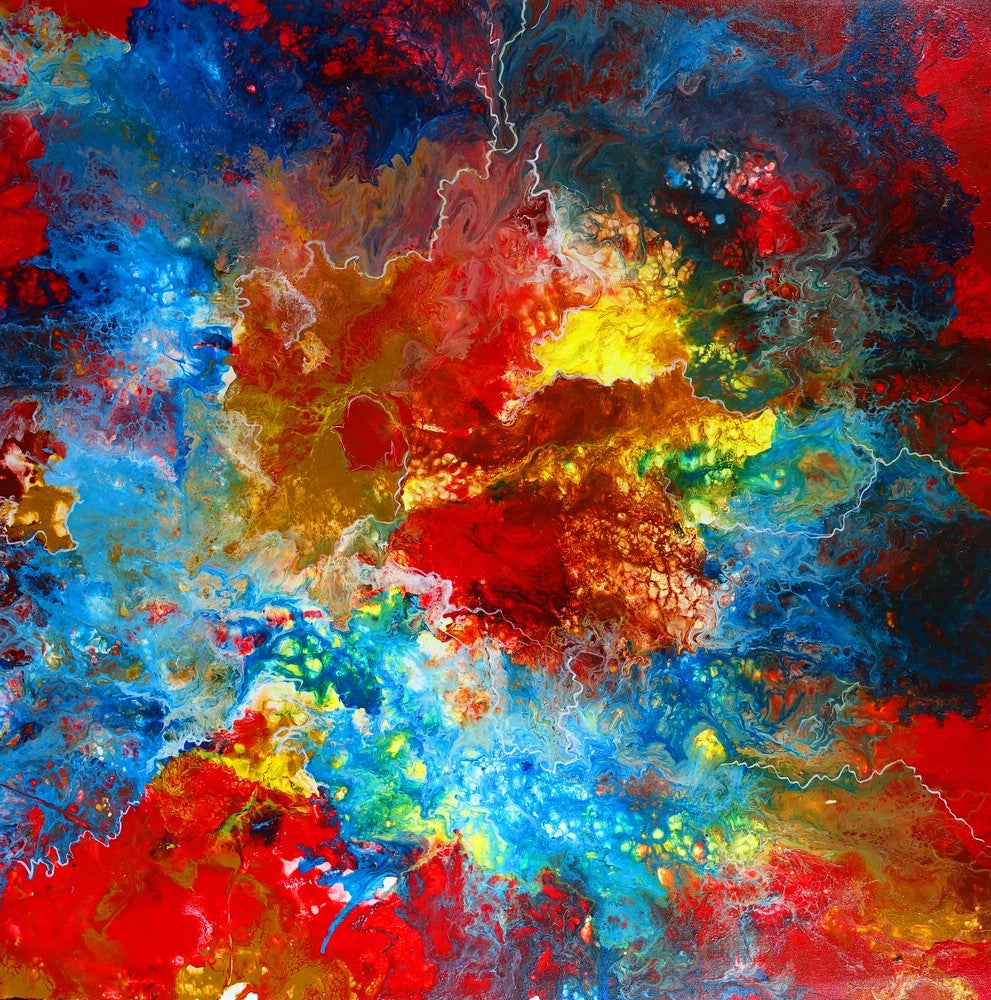 Abstrakte kunst kaufen in Acryl