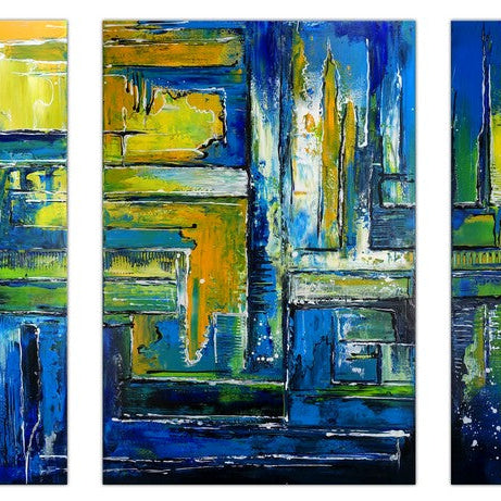 Abstrakte Wandbilder Leinwand Acryl