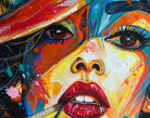 Aminta - Frauenportrait Acrylbild modern