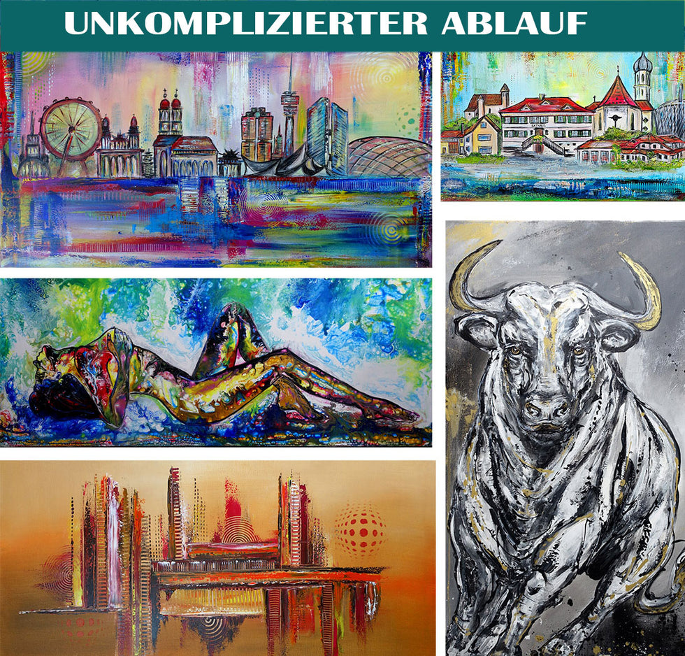 Auftragsmalerei - Gemälde Bilder malen lassen | Burgstaller
