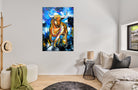 Bailador wandbild stier abstrakt leinwand acryl gemälde 70x100