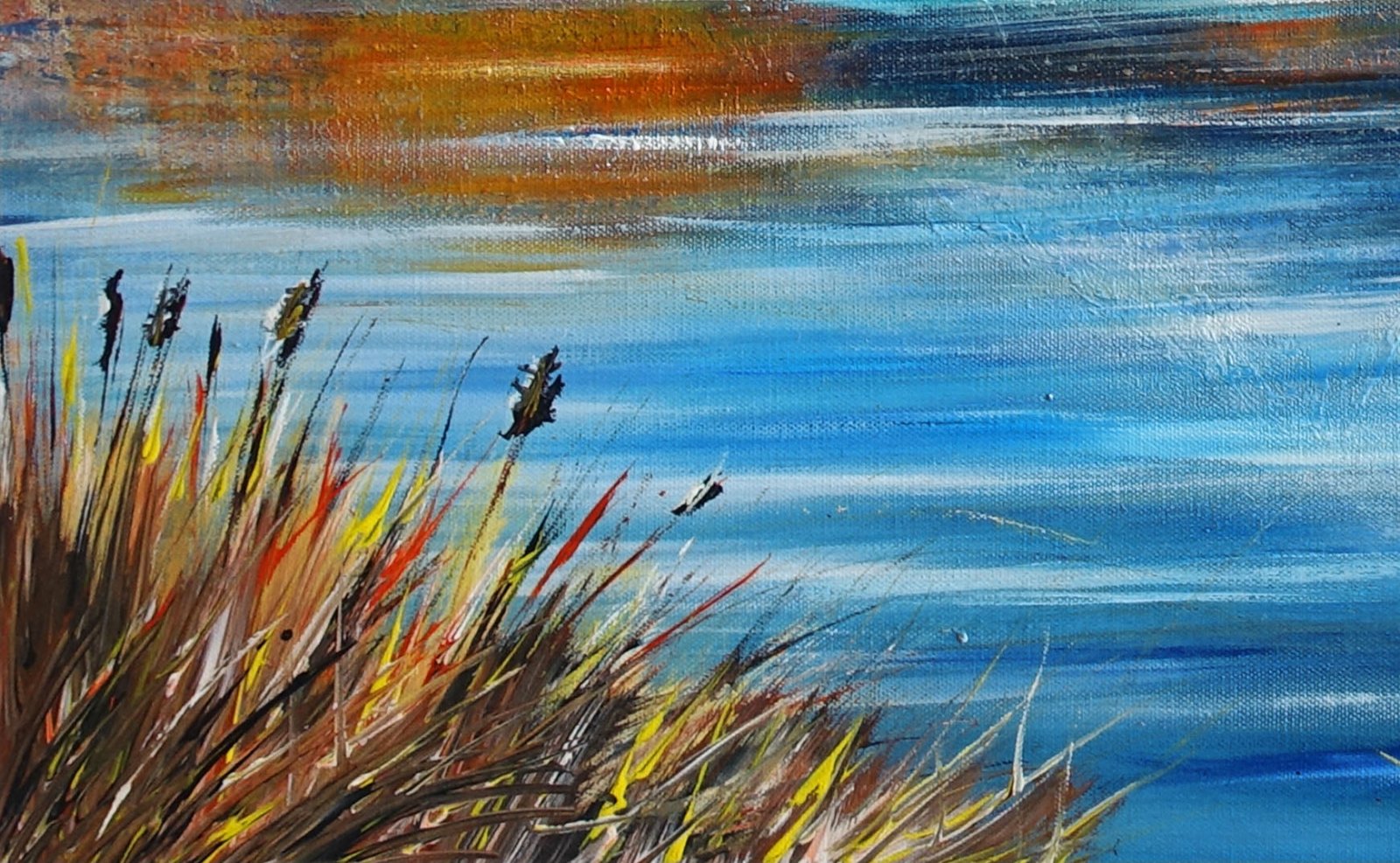 Bergsee Gemälde