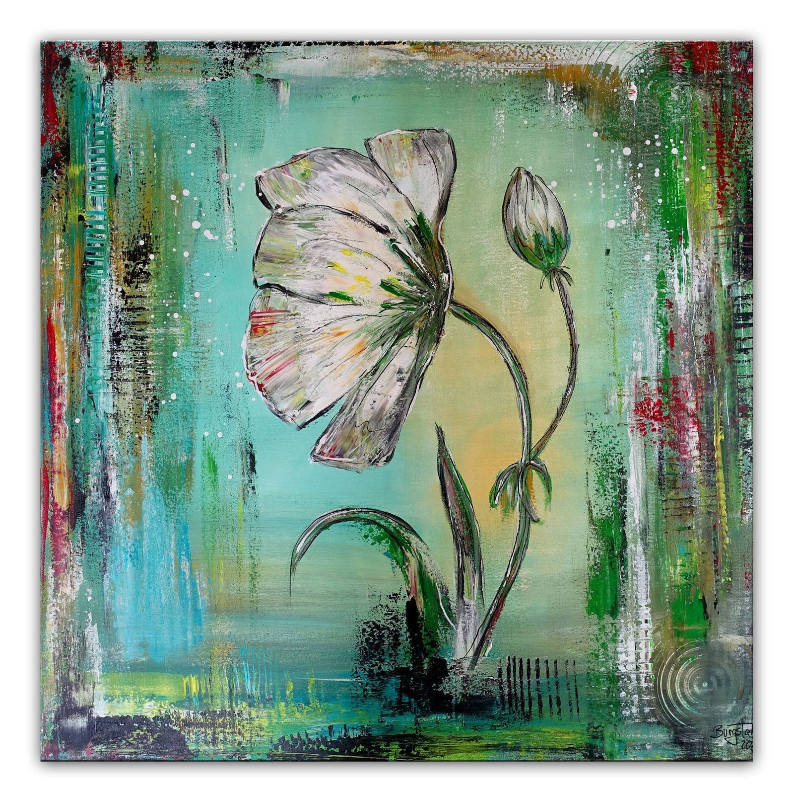 Blumenbilder Gemalt Abstrakte Blumen Gem lde Acrylbilder blumenbilder-gemalt-abstrakte-blumen-gem-lde-acrylbilder