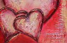 Fünf Herzen gemalt d2