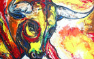 Gordito 26 - Handgemaltes Stier Bild