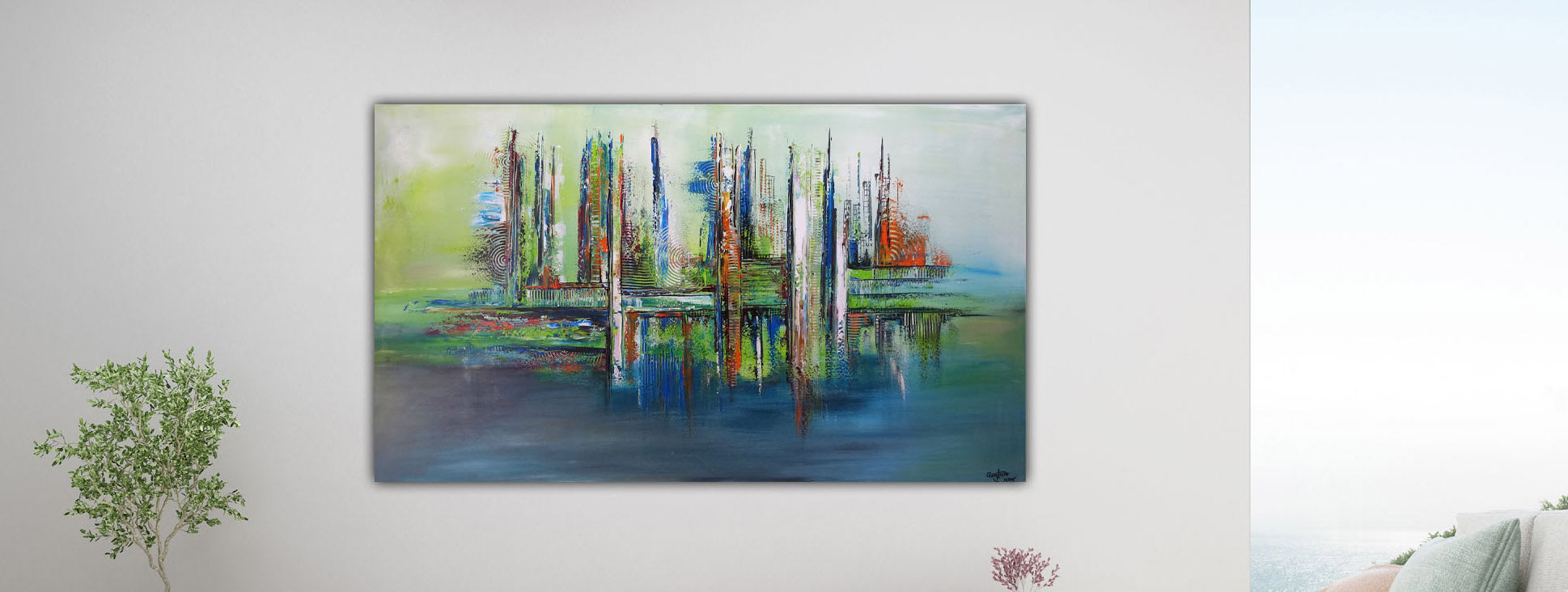 Handgemalte Bilder kaufen auf Leinwand