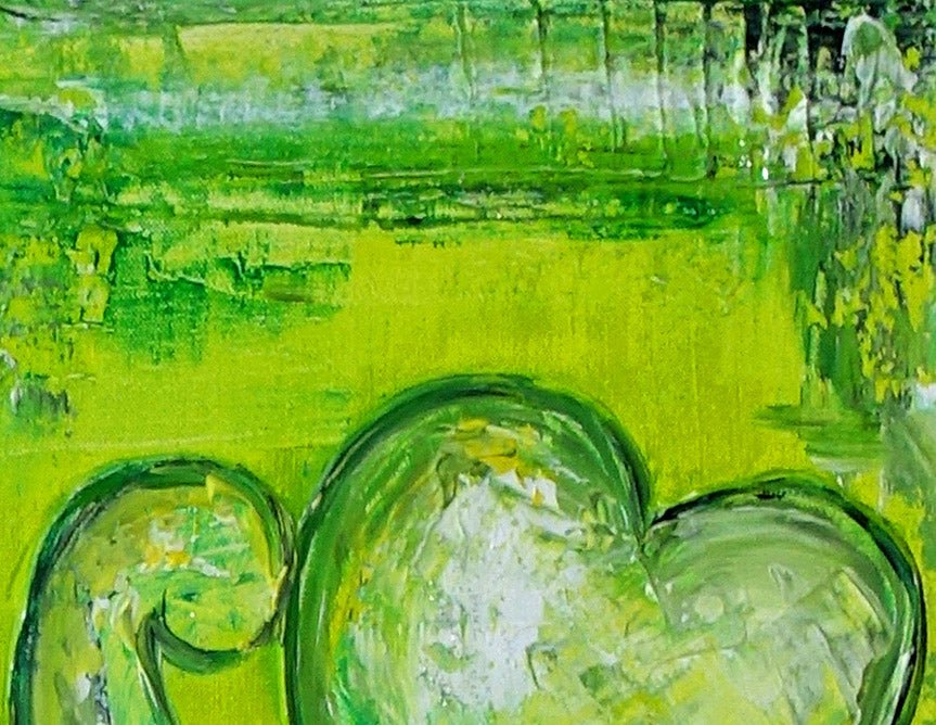 Herzbild Partner Geschenk Liebe