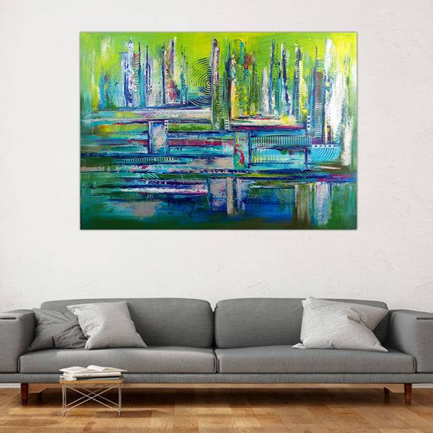 moderne Keilrahmenbilder kaufen - abstrakte Bilder auf Keilrahmen