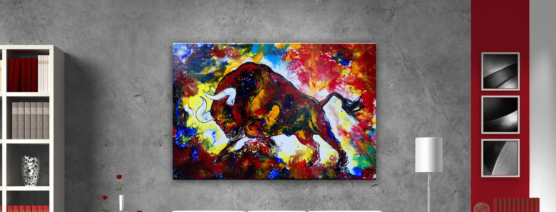 Moderne Keilrahmenbilder kaufen abstrakt