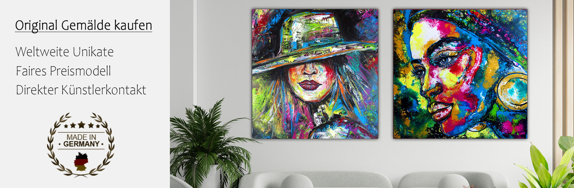 Moderne Original Gemälde kaufen - Künstlerbilder