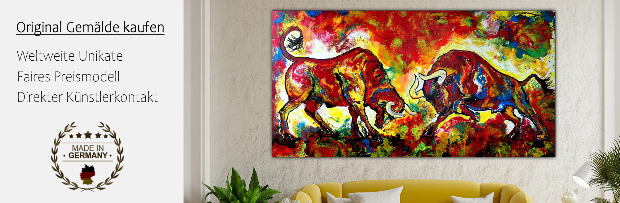 Moderne Originalgemälde kaufen - Künstler Bilder