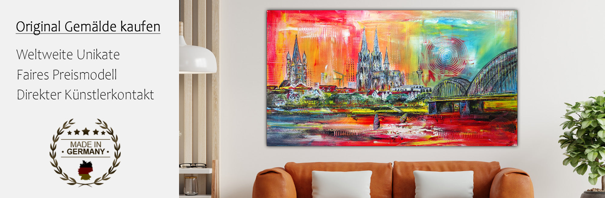 Moderne Original Gemälde kaufen - Künstler Bilder