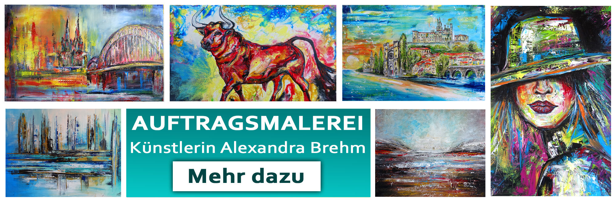 Moderne Gemälde Originale kaufen, Auftragsmalerei