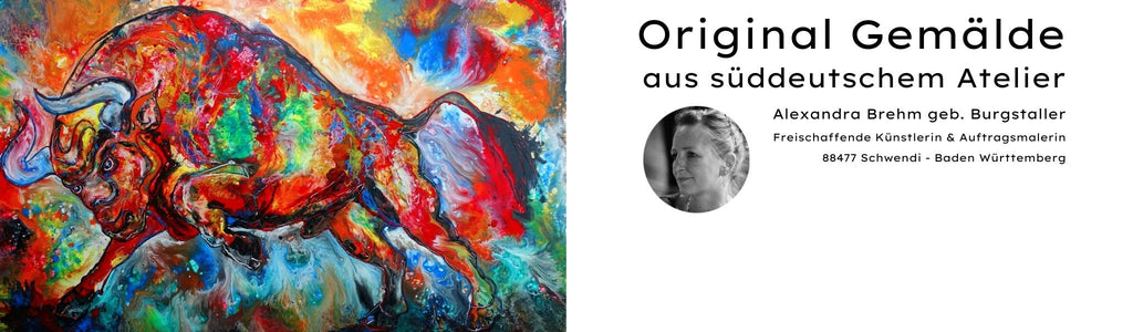 Original Gemälde kaufen online - moderne abstrakte Künstlerbilder