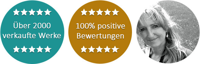 2000 verkaufte werke, 100% positive bewertungen