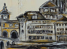Regensburg abstraktes Stadtbild Leinwand
