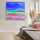 Sardinien - Spiaggia Rosa Bild abstrakt - Acrylbild Wandbild 