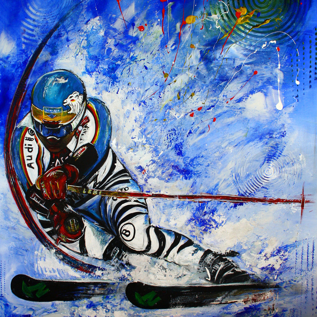 Sportbilder gemalt - Sportmalerei