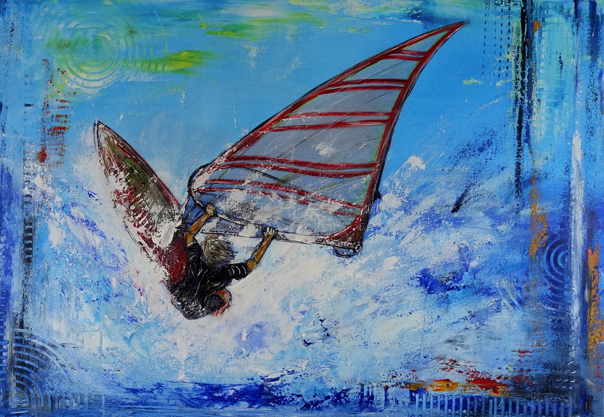 verkaufte-sportgem-lde-in-acryl-sport-motive-burgstaller