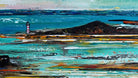 Strand Gemälde Acrylbild Leinwand abstrakt 80x60