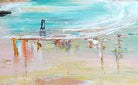 The Beach Modernes Liebespaar Acrylbild Leinwand abstrakt